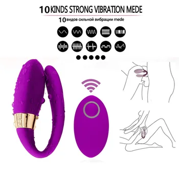 10 Степени Вибратор G Spot Безжично Дистанционно Управление Стимулатор на Клитора Носимые Бикини Вибратор Вибратор от Секс Играчки за Жени