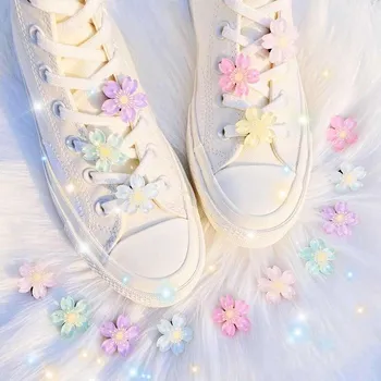 1БР направи си САМ Цветя Обтегач За обувки Обувки За момичета и детски обувки, Аксесоари, Висулки Тенденция Творчески Ремък Фини Дантелени Орнаменти