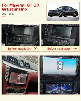 Android Радио За Maserati Grantismo GT GC GTS Grancabrio 2007 + Главното Устройство Автомобилен Мултимедиен Плейър Аудио Стерео GPS Navi