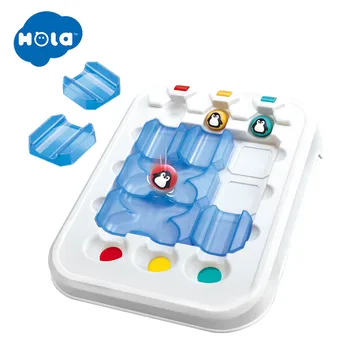HOLA Penguin Приключенска игра е Образователна играчка за обучение на мислене Мъниста, за да мине през лабиринта, момчета, за да пробият на