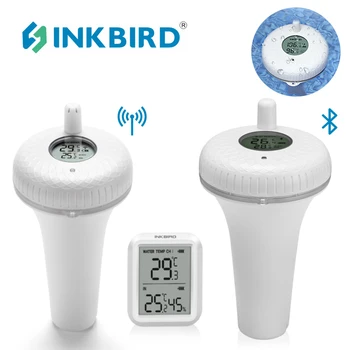 INKBIRD Wi-fi и Bluetooth Плаващ Дигитален Термометър за Вода IPX7 Водоустойчив за Басейни, Бани, Горещи извори, на Аквариума