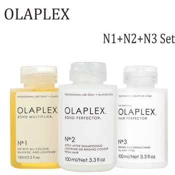 Olaplex Perfector №1/2/3 Оригиналния Набор от Стягане, За всички Видове Структура на Косата Шампоан, Балсам, Маска За Коса, продукти за Грижа