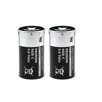 Абсолютно Нов 2 елемента ER26500 3,6 9000 ма C тип на управление на АД литиева батерия
