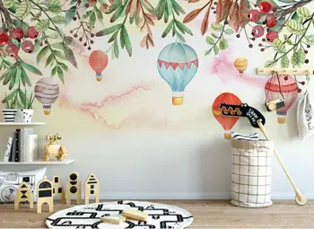 Бакал Custom Снимка 3D Тапети Модерен висококачествен балон залез фон стенни живопис 3d флорални тапети стенописи