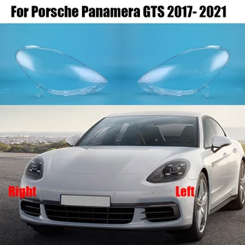 За Porsche Panamera GTS 2017-2021 Корпус светлини Лампа Прозрачен капак фарове от плексиглас Замени лампа