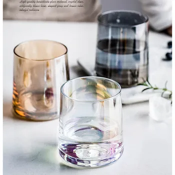 Модерни Висококачествени Стъклени Чаши За Вода, Чаша За Уиски Домакински Комплект От Чаши За Вода, Чаши За Кафе Коктейлна Чаша Canecas Чаши За Пиене