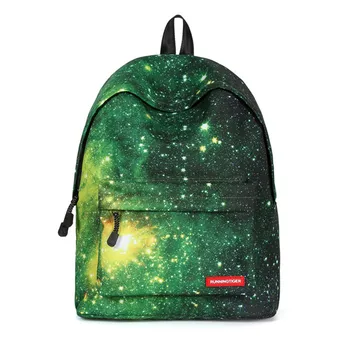 Раница за момичета Звезди Вселената е Космическа Печат училищна чанта Дугообразный Презрамка Тиня Джоб-Раница dec12