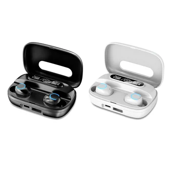 Тези Безжични слушалки Bluetooth-съвместими Слушалки с Цифров Дисплей Покет Спортно Ходене Работна Звукова Слушалки