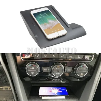 Телефон с безжично Зареждане QI За Volkswagen VW Golf 7 MK7 Безжично зарядно устройство за Безжична бързо зарядно устройство за телефон 2013-2019